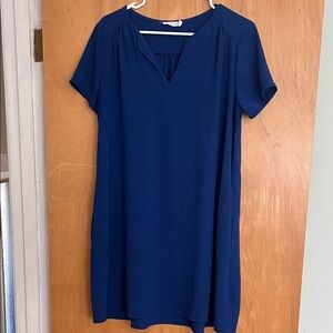 Lush Navy Blue Dress